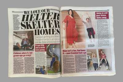Daily Mail - 'We Love Our Helter Skelter Homes'