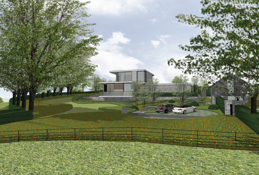 A Rural Cluster Of Contemporary Forms A Rural Cluster Of Contemporary Forms