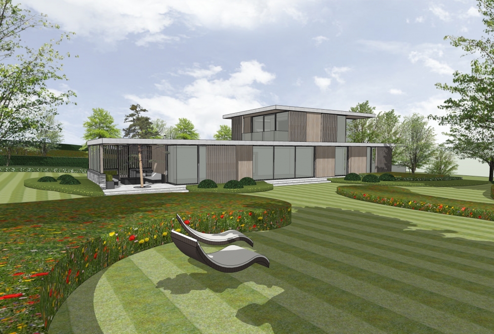A Rural Cluster Of Contemporary Forms A Rural Cluster Of Contemporary Forms