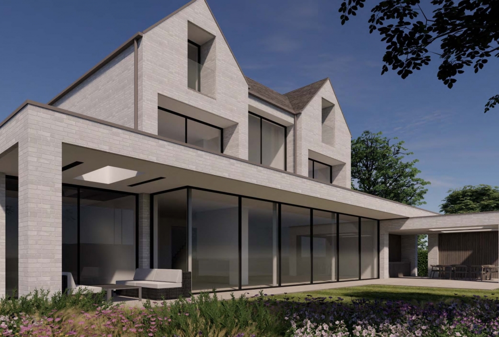 Modern Home with Curated Garden