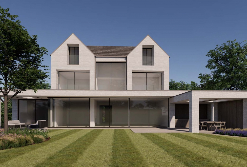 Modern Home with Curated Garden