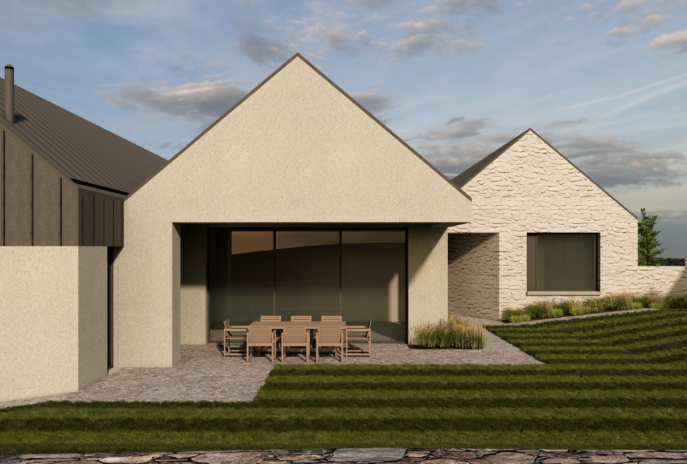 Modern Countryside Dwelling with Panoramic Views