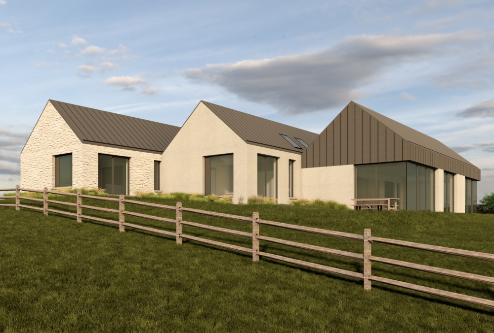 Modern Countryside Dwelling with Panoramic Views