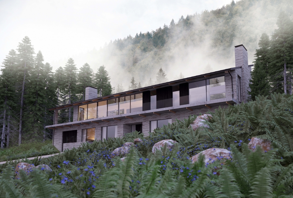 Graceful Contemporary Home in the Hills