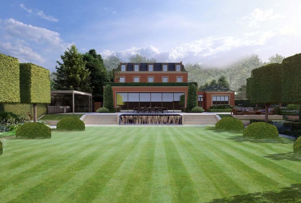 Elegant New Red Brick House Elegant New Red Brick House