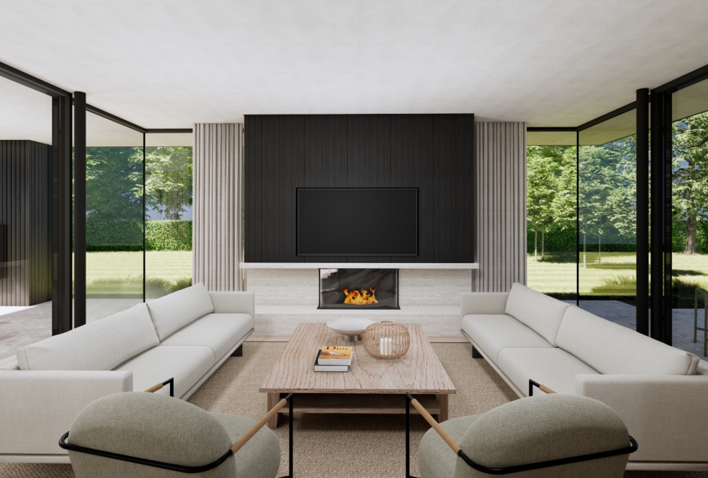 Modern Home in a Country Setting