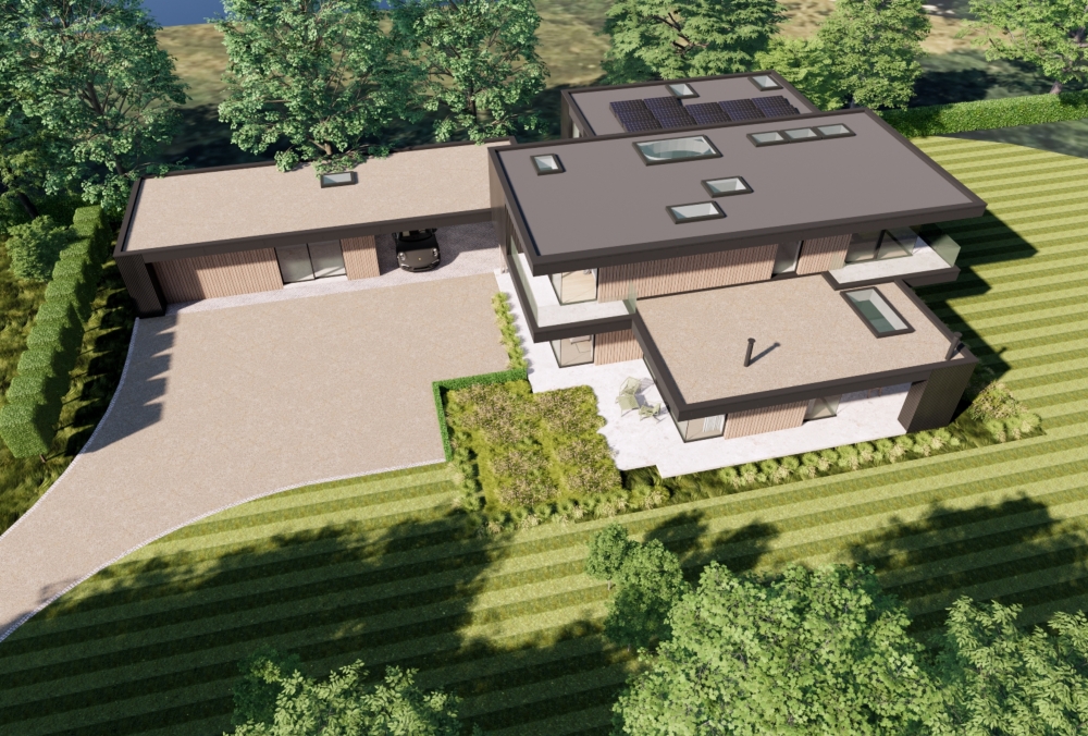 Modern Home in a Country Setting