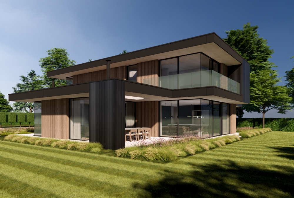 Modern Home in a Country Setting