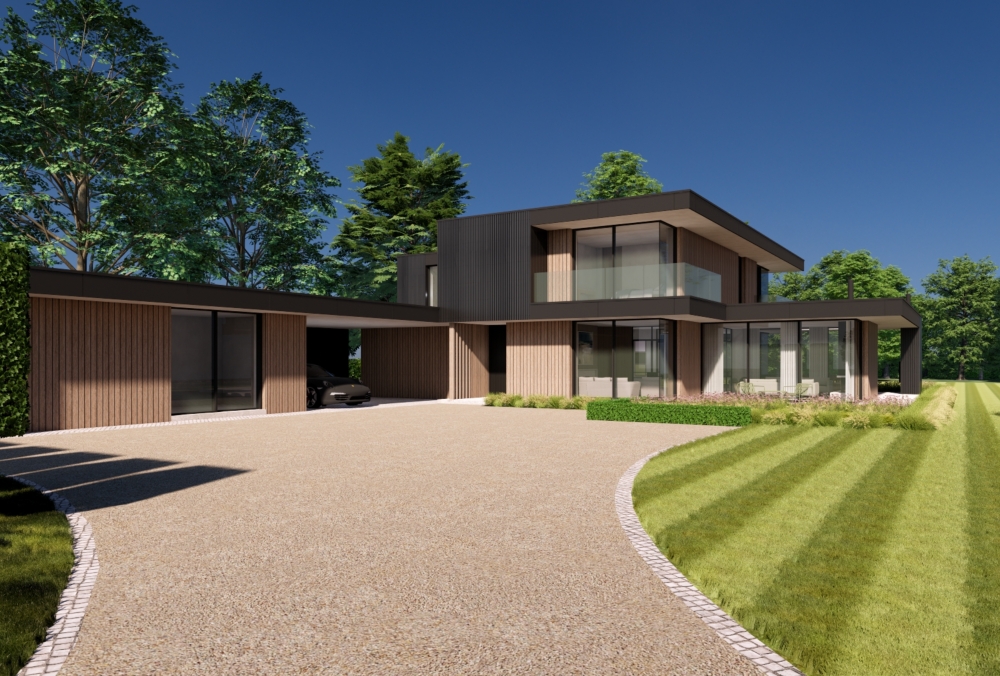 Modern Home in a Country Setting