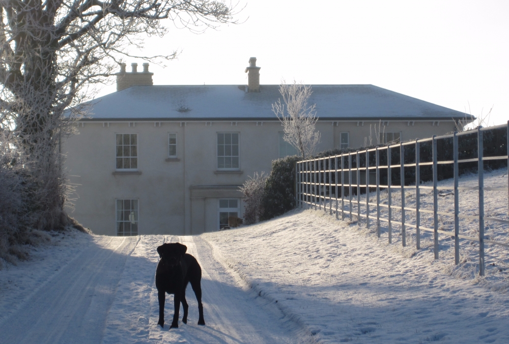 A Frosty Morning at This Neo-Georgian Country House