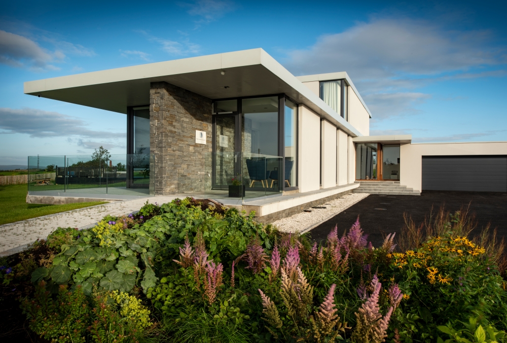 A Linear design on an elevated site with views of the Mourne Mountains, Co. Down
