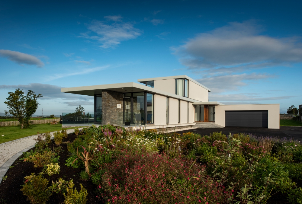 A Linear design on an elevated site with views of the Mourne Mountains, Co. Down