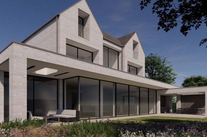 Modern Home with Curated Garden