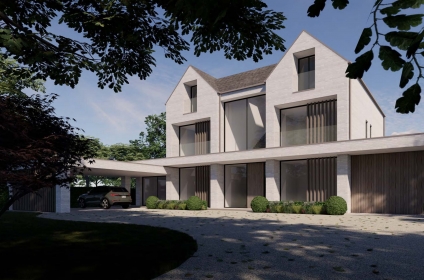 Modern Home with Curated Garden