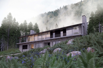 Graceful Contemporary Home in the Hills