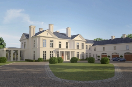 Classical luxury house design situated in St. George's Hill, Surrey